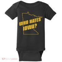 Tyler Nubin Who Hates Iowa Baby Bodysuit thumb 0