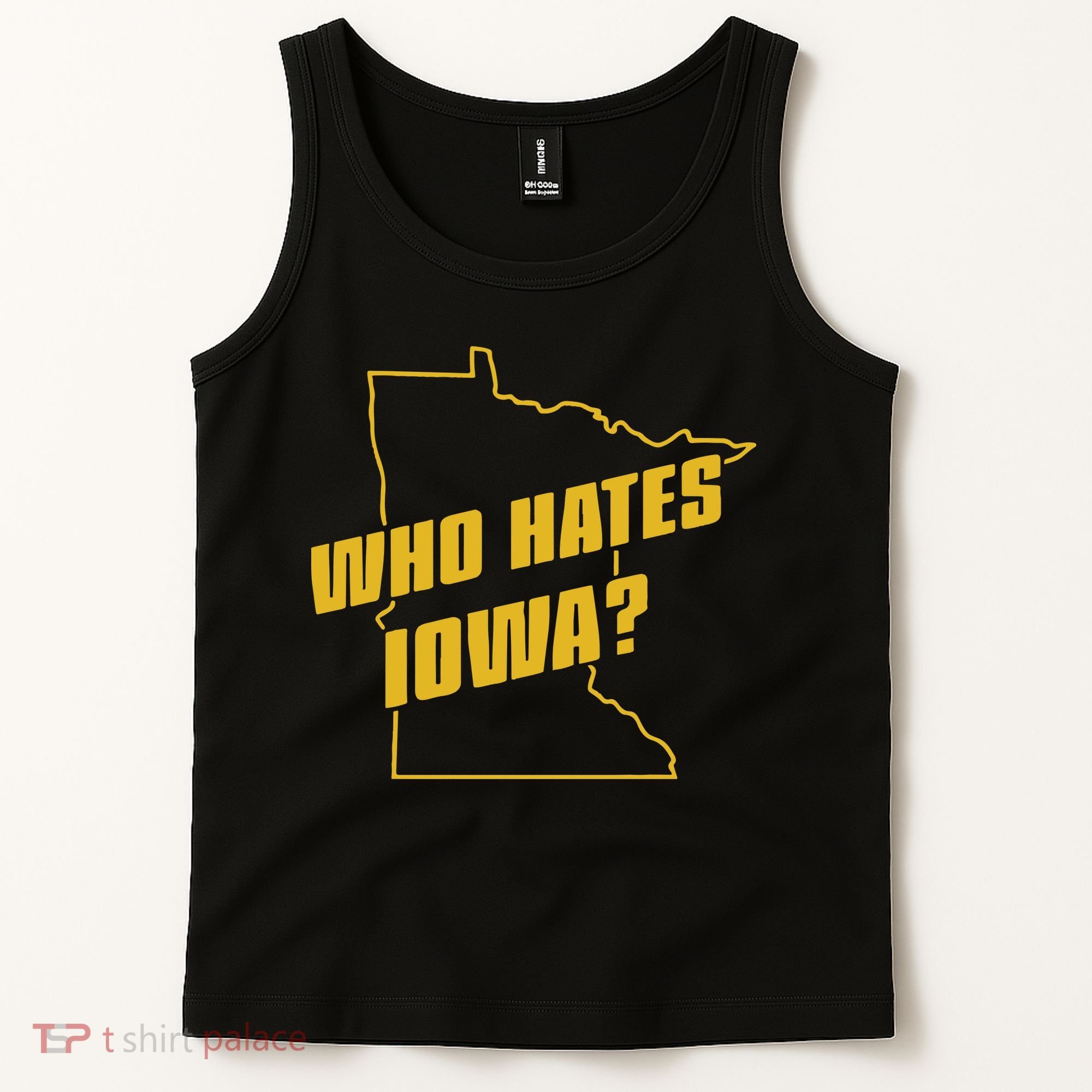 Tyler Nubin Who Hates Iowa Tank Top