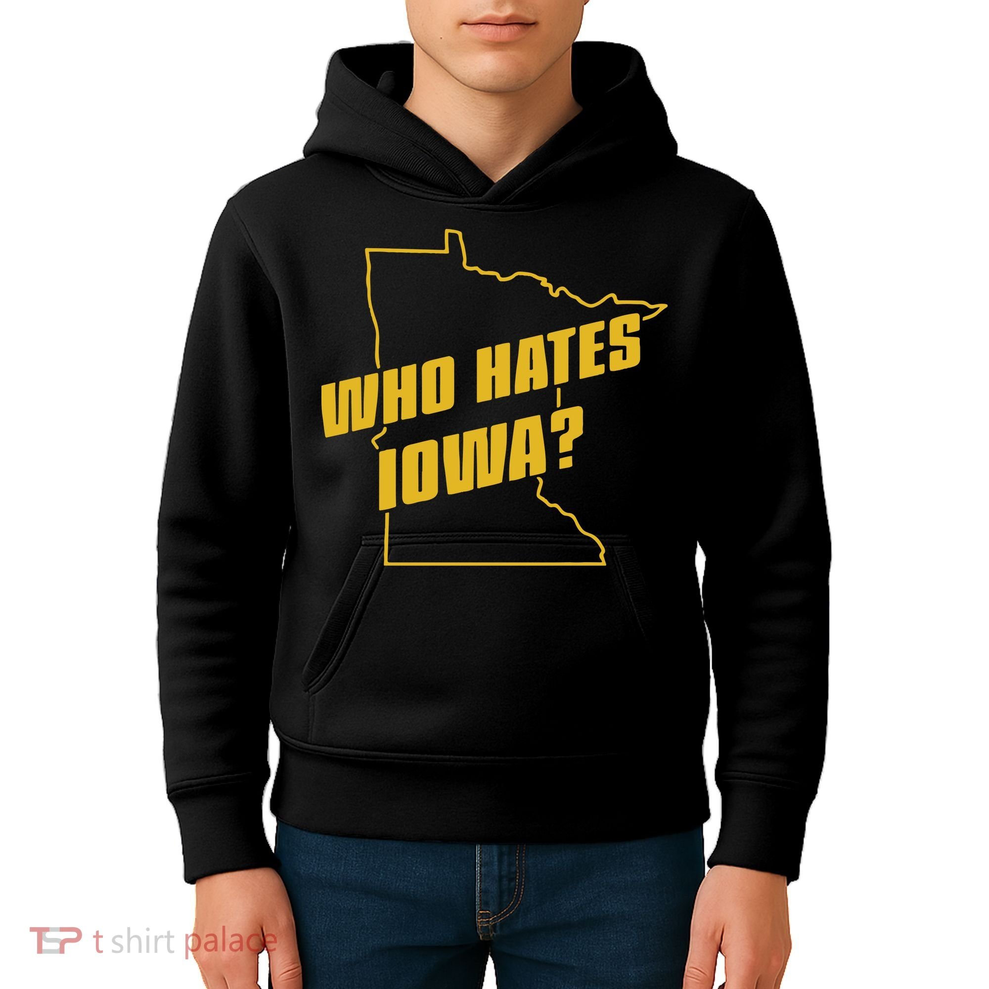 Tyler Nubin Who Hates Iowa Kids Hoodie