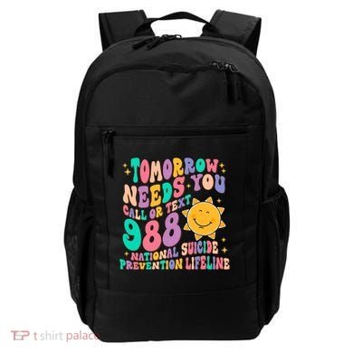 Tomorrow Needs You Call Text 988 National Suicide Prevention Backpack