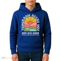 Tomorrow Needs You National Suicide Prevention Lifeline Kids Hoodie thumb 4