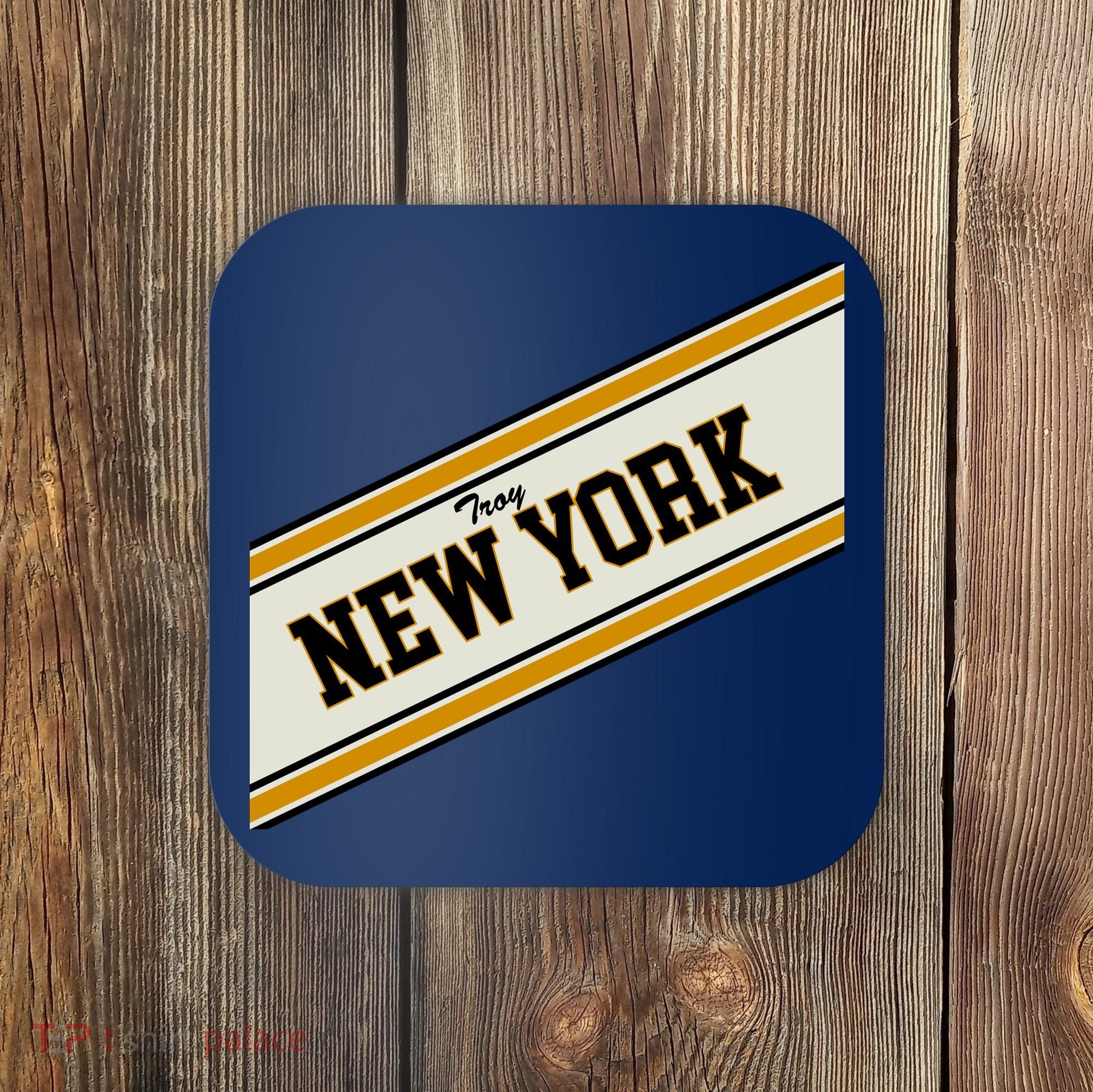 Troy New York Varsity Logo Coaster