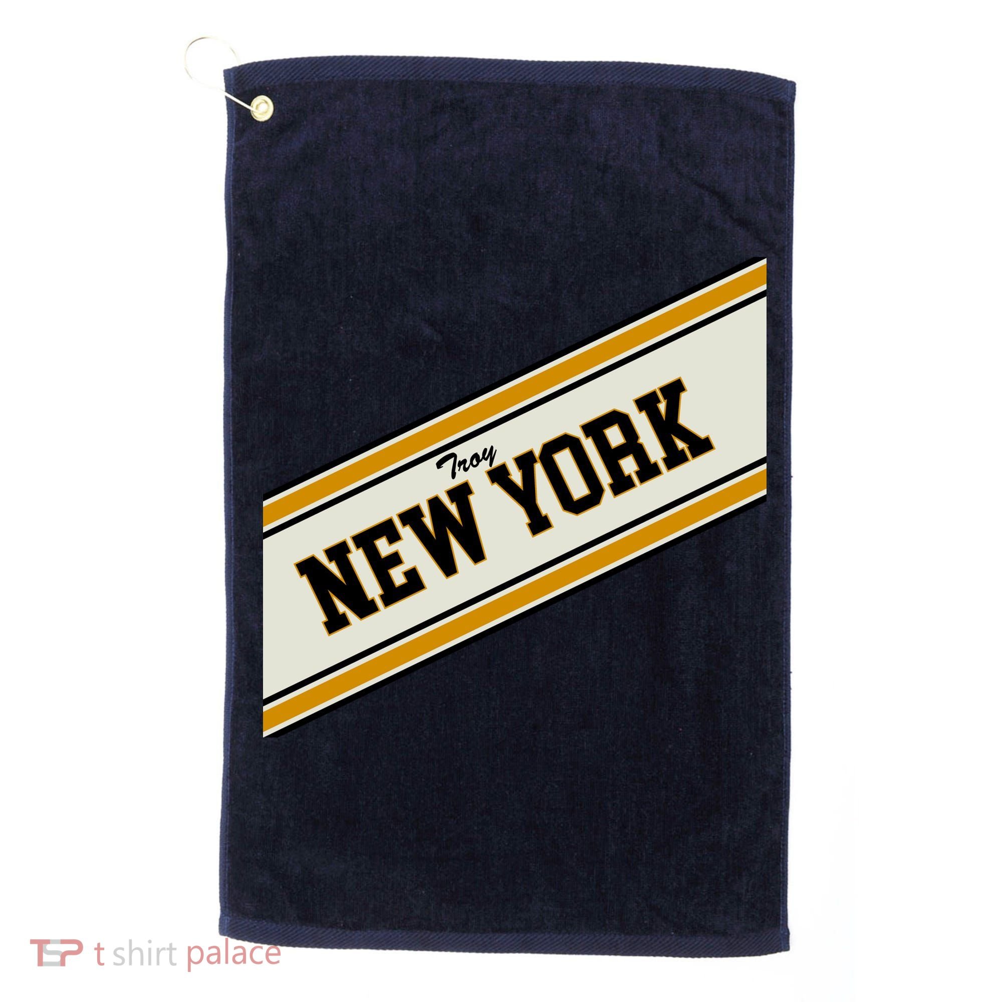 Troy New York Varsity Logo Golf Towel