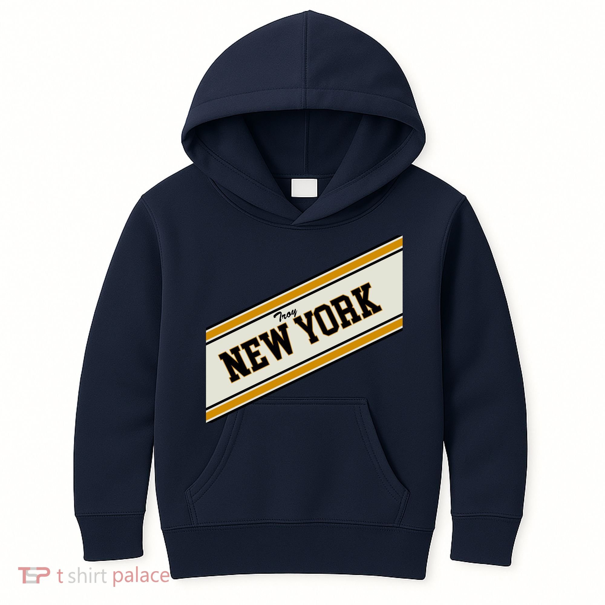 Troy New York Varsity Logo Kids Hoodie