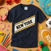 Troy New York Varsity Logo Kids T-Shirt thumb 3