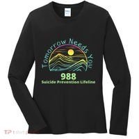 Tomorrow Needs You Suicide Awareness Suicide Prevention Women's Long Sleeve Shirt thumb 0