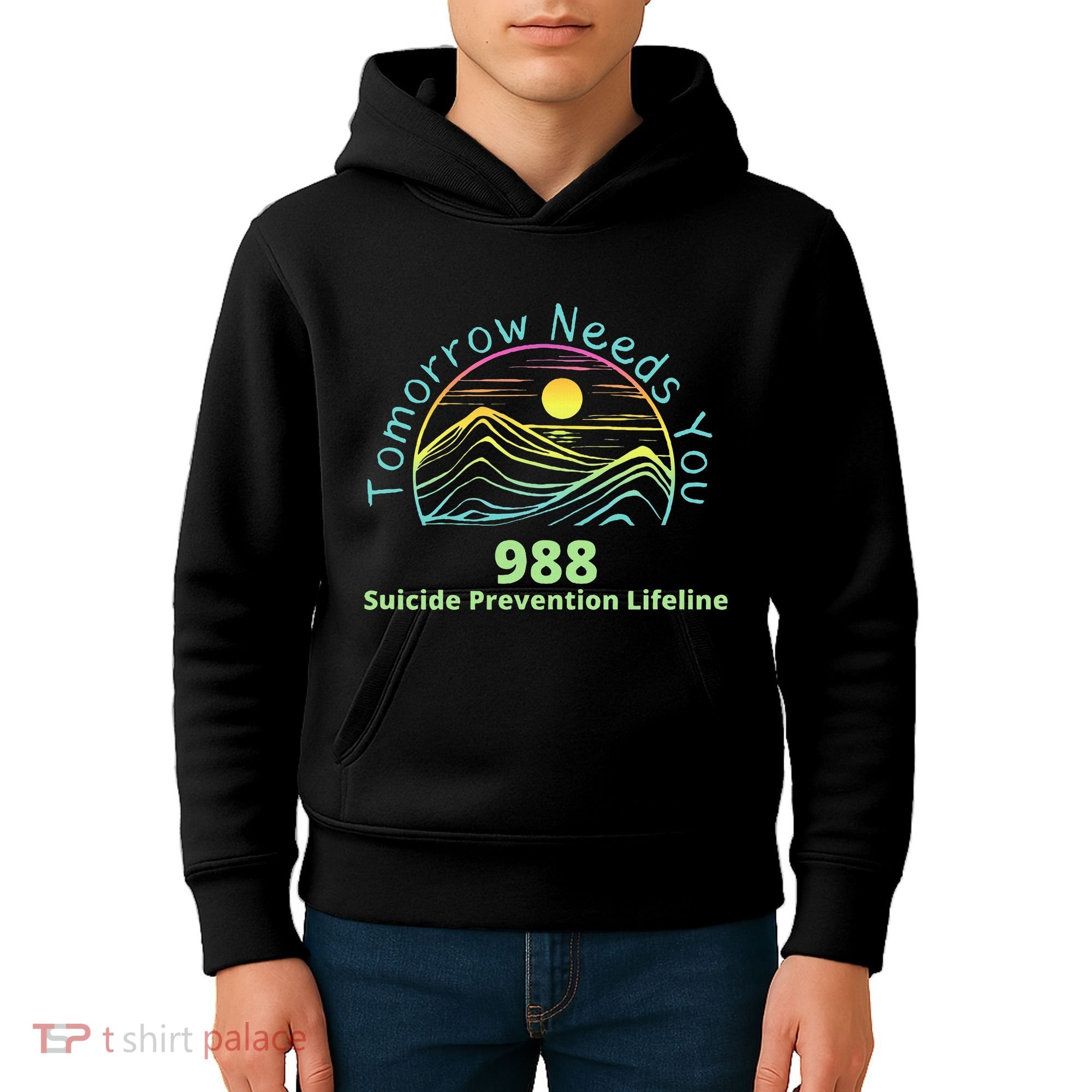 Tomorrow Needs You Suicide Awareness Suicide Prevention Kids Hoodie