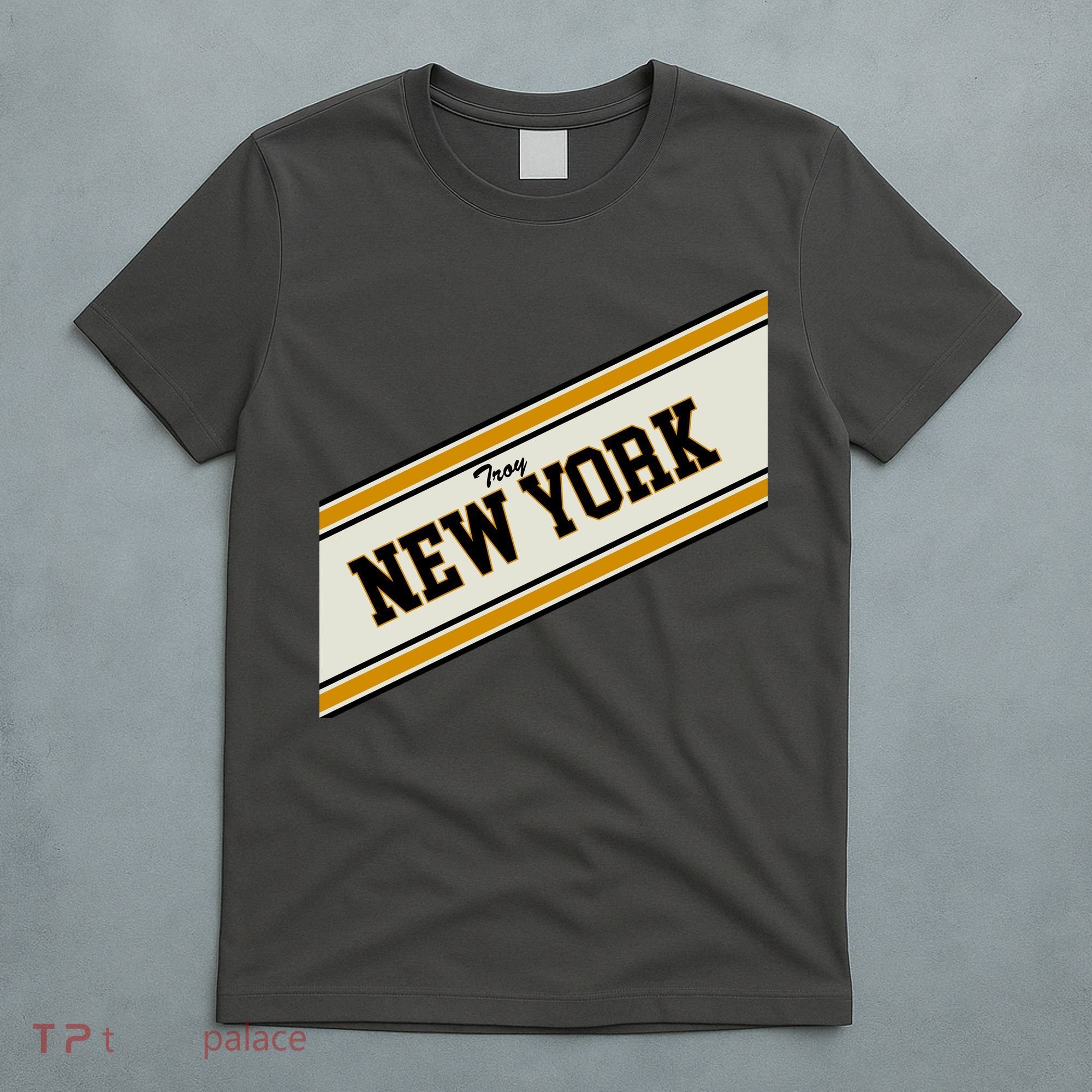 Troy New York Varsity Logo T-Shirt