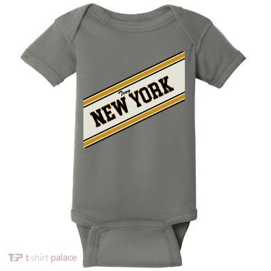 Troy New York Varsity Logo Baby Bodysuit