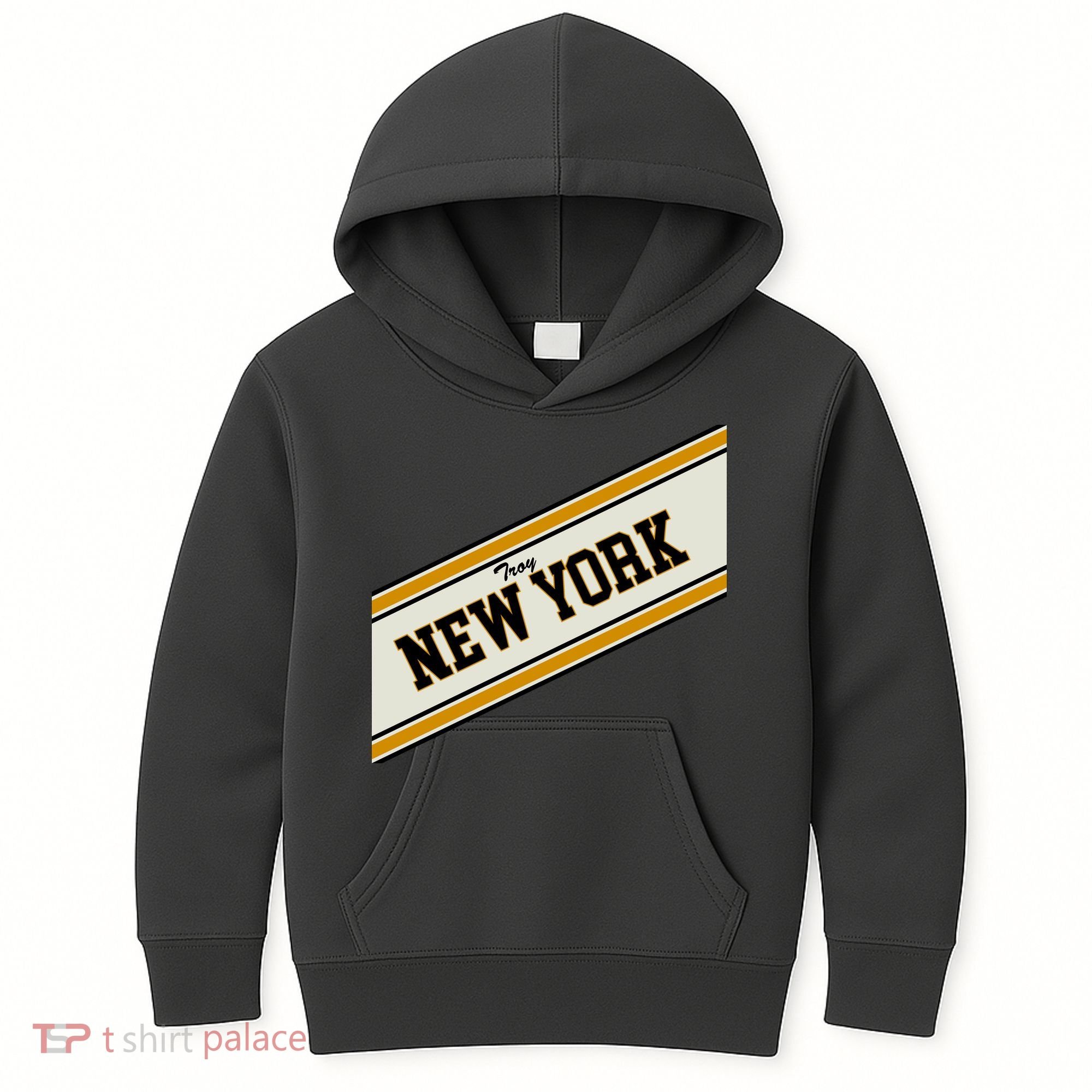 Troy New York Varsity Logo Kids Hoodie