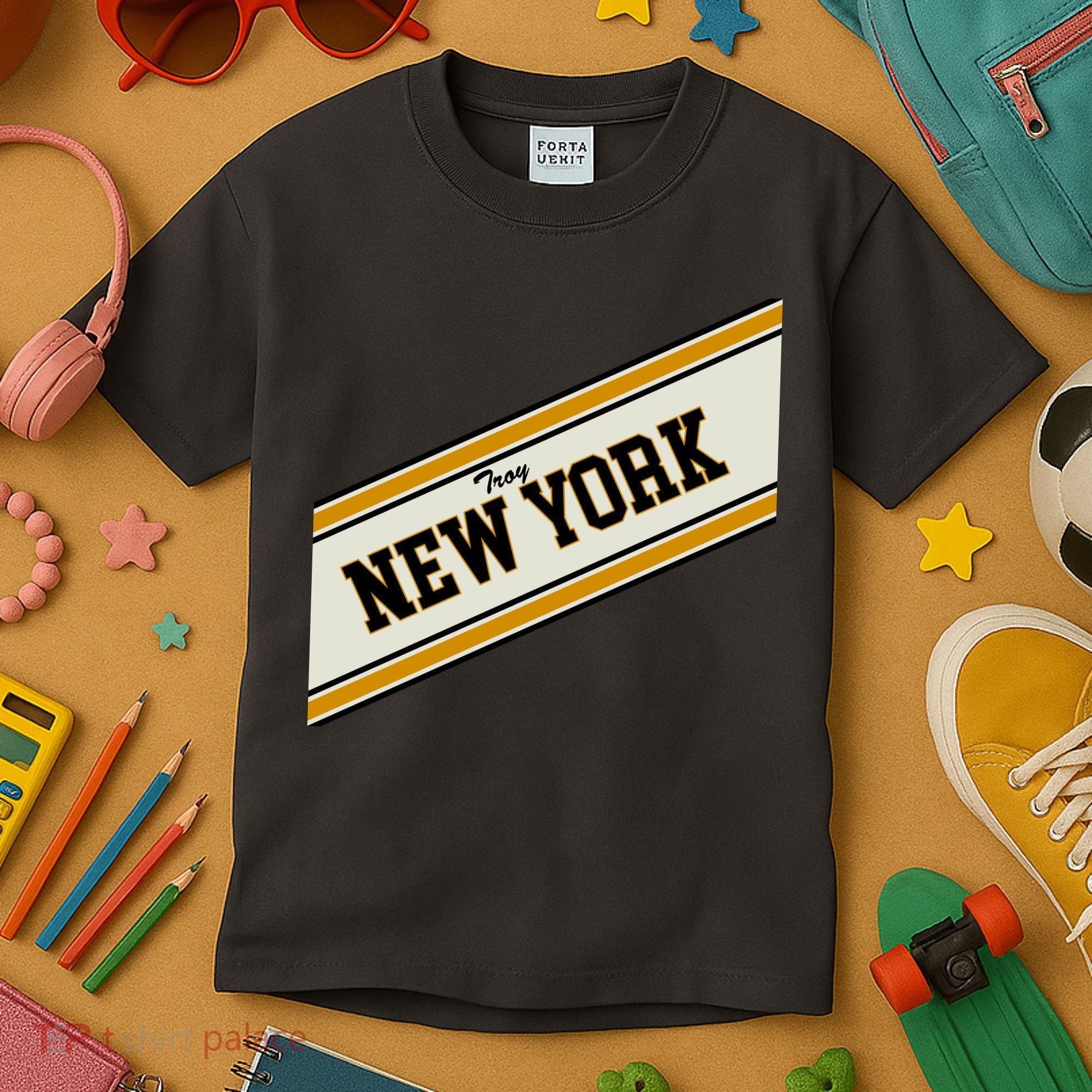 Troy New York Varsity Logo Kids T-Shirt