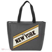 Troy New York Varsity Logo Tote Bag thumb 0