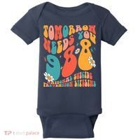 Tomorrow Needs You 988 National Suicide Prevention Lifeline Baby Bodysuit thumb 0