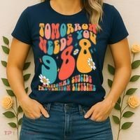 Tomorrow Needs You 988 National Suicide Prevention Lifeline Women's T-Shirt thumb 2
