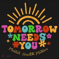 Tomorrow Needs You Mental Health Matters Awareness Baby Bodysuit thumb 2