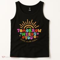 Tomorrow Needs You Mental Health Matters Awareness Tank Top thumb 2