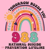 Tomorrow Needs You 988 National Suicide Prevention Lifeline Coaster thumb 2