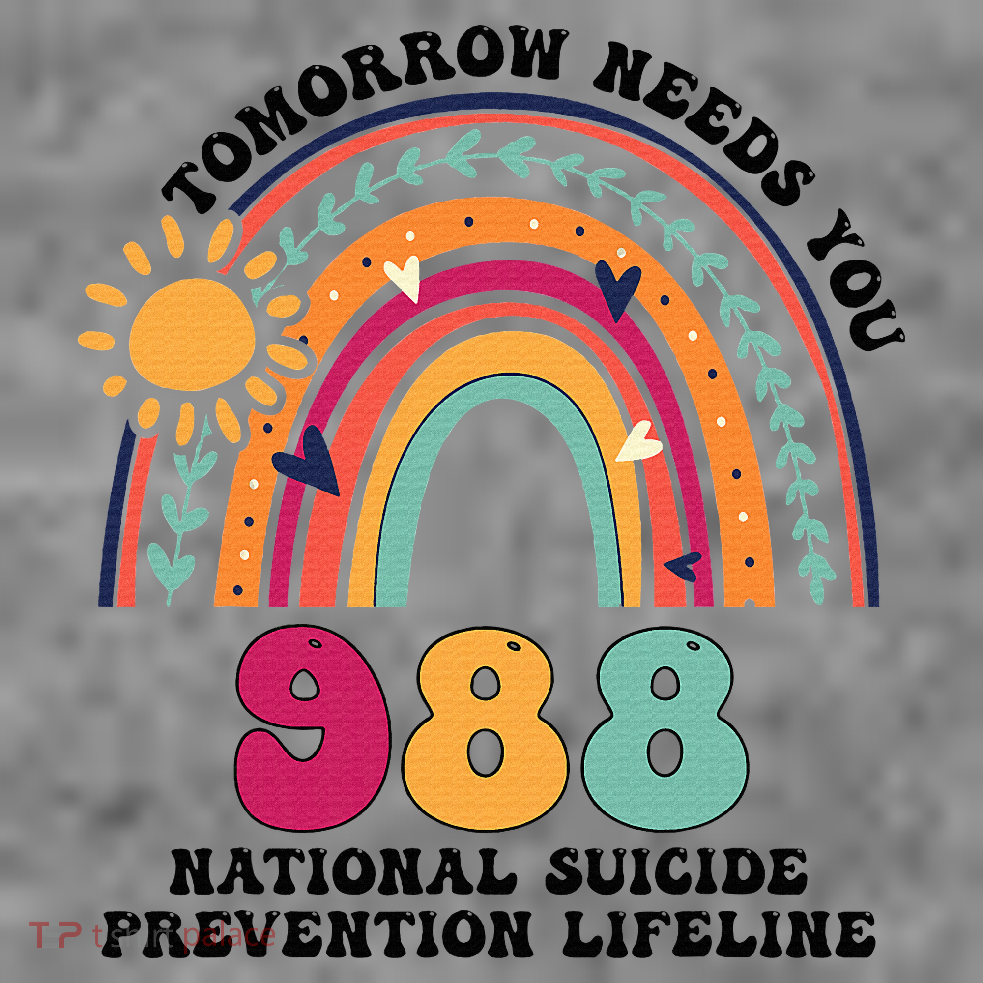 Tomorrow Needs You 988 National Suicide Prevention Lifeline Toddler Hoodie