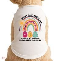 Tomorrow Needs You 988 National Suicide Prevention Lifeline Doggie Tank thumb 0
