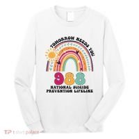 Tomorrow Needs You 988 National Suicide Prevention Lifeline Long Sleeve Shirt thumb 0
