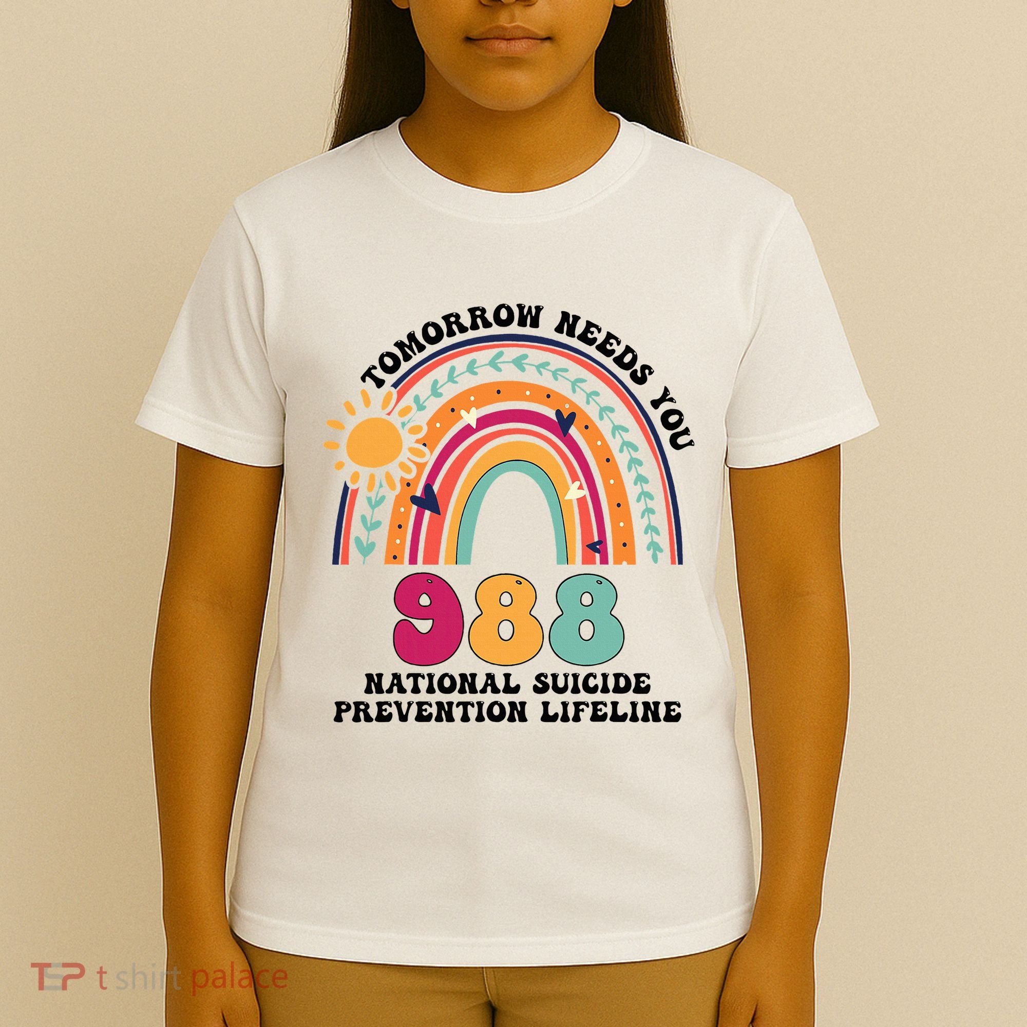 Tomorrow Needs You 988 National Suicide Prevention Lifeline T-Shirt