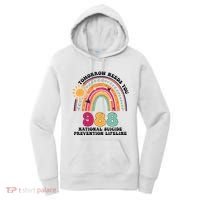 Tomorrow Needs You 988 National Suicide Prevention Lifeline Women's Hoodie thumb 0