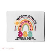 Tomorrow Needs You 988 National Suicide Prevention Lifeline Mousepad thumb 0