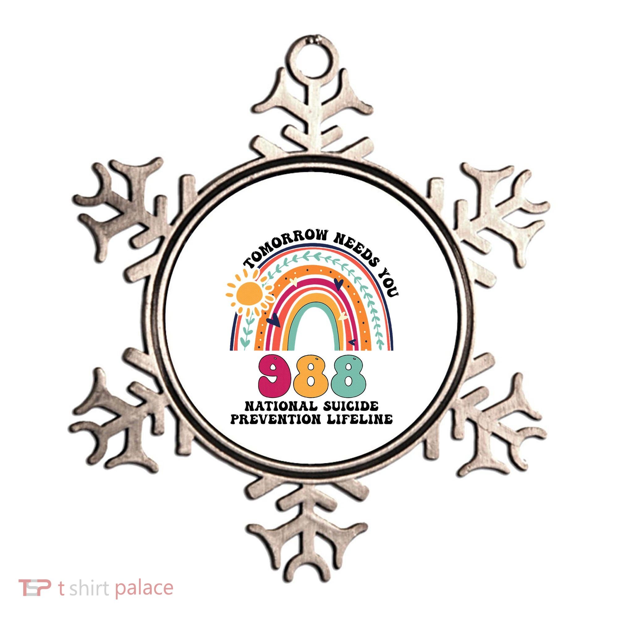 Tomorrow Needs You 988 National Suicide Prevention Lifeline Ornament