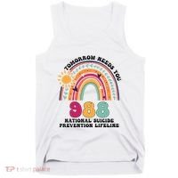 Tomorrow Needs You 988 National Suicide Prevention Lifeline Tank Top thumb 0