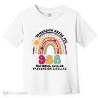 Tomorrow Needs You 988 National Suicide Prevention Lifeline Toddler T-Shirt thumb 0