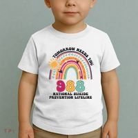 Tomorrow Needs You 988 National Suicide Prevention Lifeline Toddler T-Shirt thumb 2