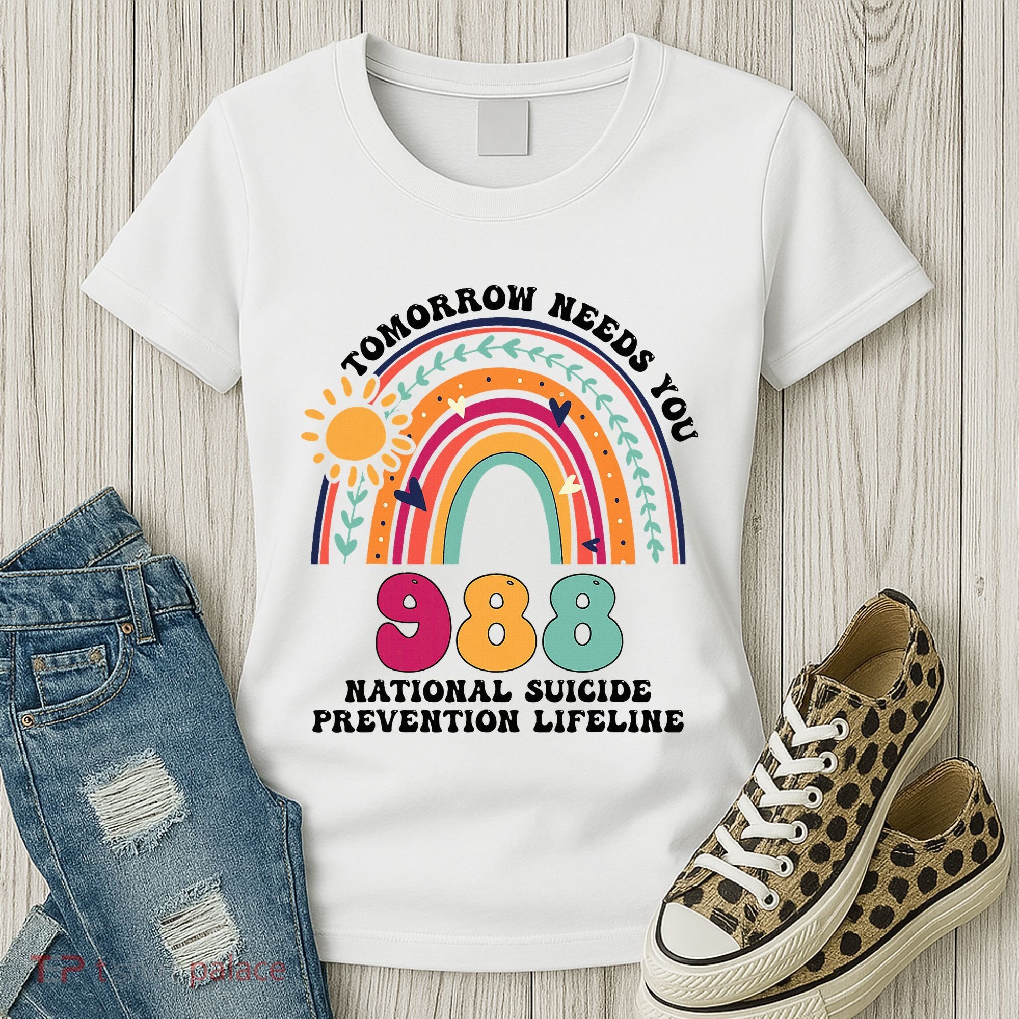Tomorrow Needs You 988 National Suicide Prevention Lifeline Women's T-Shirt