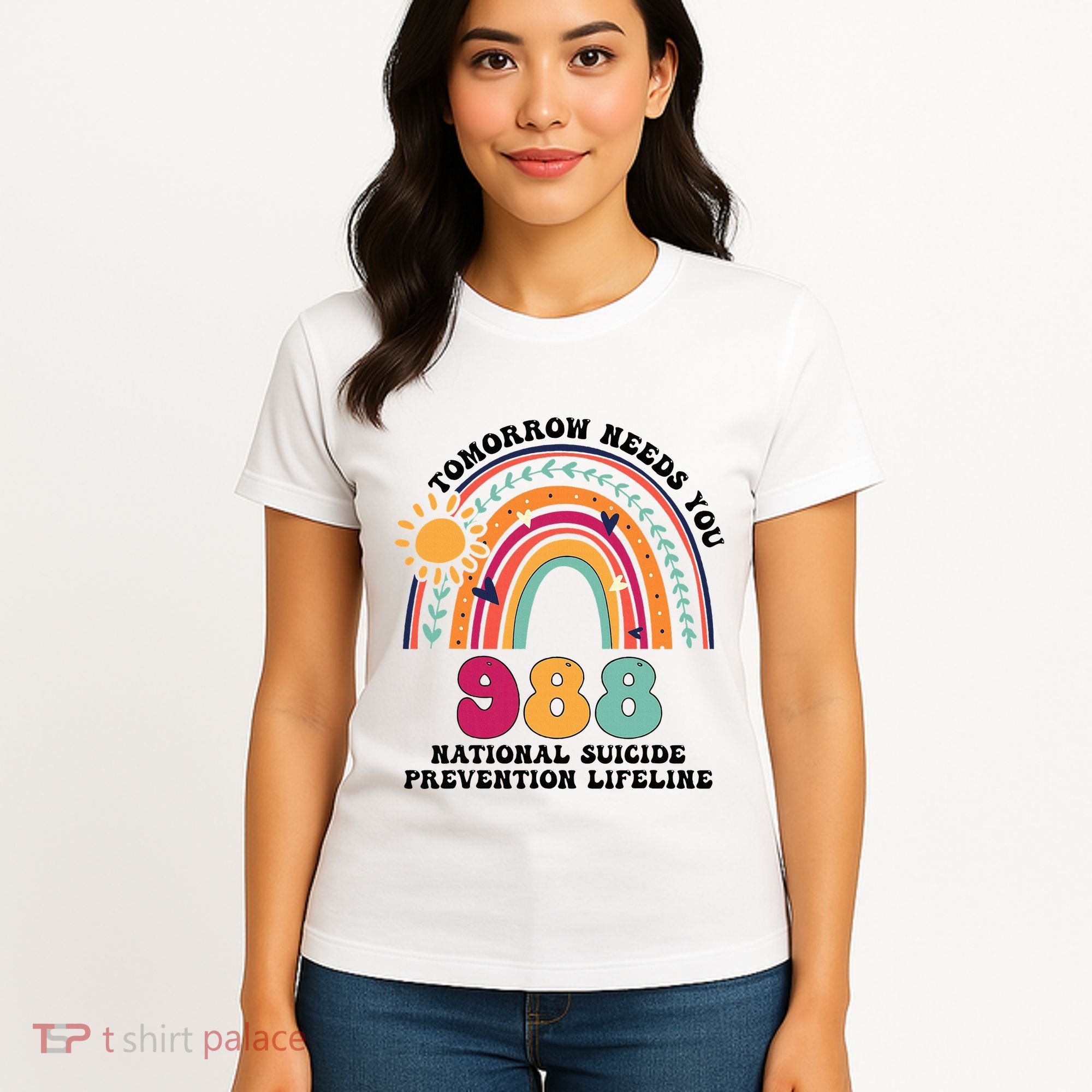 Tomorrow Needs You 988 National Suicide Prevention Lifeline Women's T-Shirt