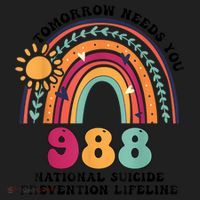 Tomorrow Needs You 988 National Suicide Prevention Lifeline Women's Sweatshirt thumb 2