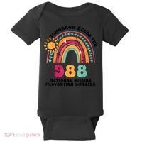 Tomorrow Needs You 988 National Suicide Prevention Lifeline Baby Bodysuit thumb 0