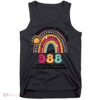 Tomorrow Needs You 988 National Suicide Prevention Lifeline Tank Top thumb 0