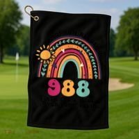 Tomorrow Needs You 988 National Suicide Prevention Lifeline Golf Towel thumb 1