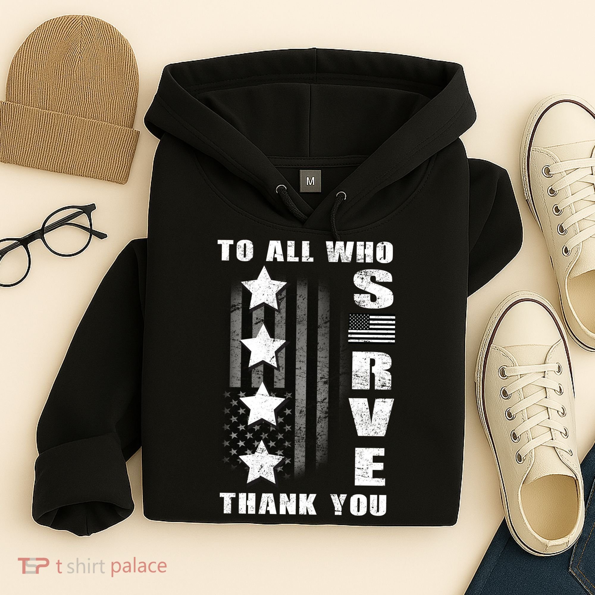 To All Who Served Thank You Hoodie