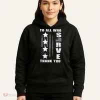 To All Who Served Thank You Hoodie thumb 5