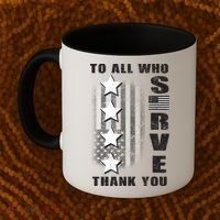 To All Who Served Thank You Coffee Mug thumb 2