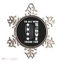 To All Who Served Thank You Ornament thumb 0