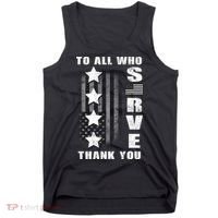 To All Who Served Thank You Tank Top thumb 0
