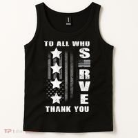 To All Who Served Thank You Tank Top thumb 2