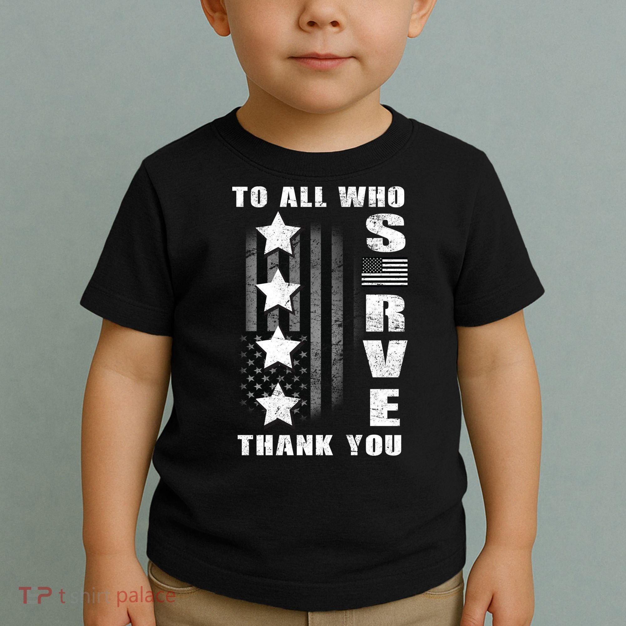 To All Who Served Thank You Toddler T-Shirt