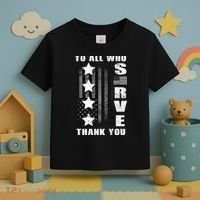 To All Who Served Thank You Toddler T-Shirt thumb 3