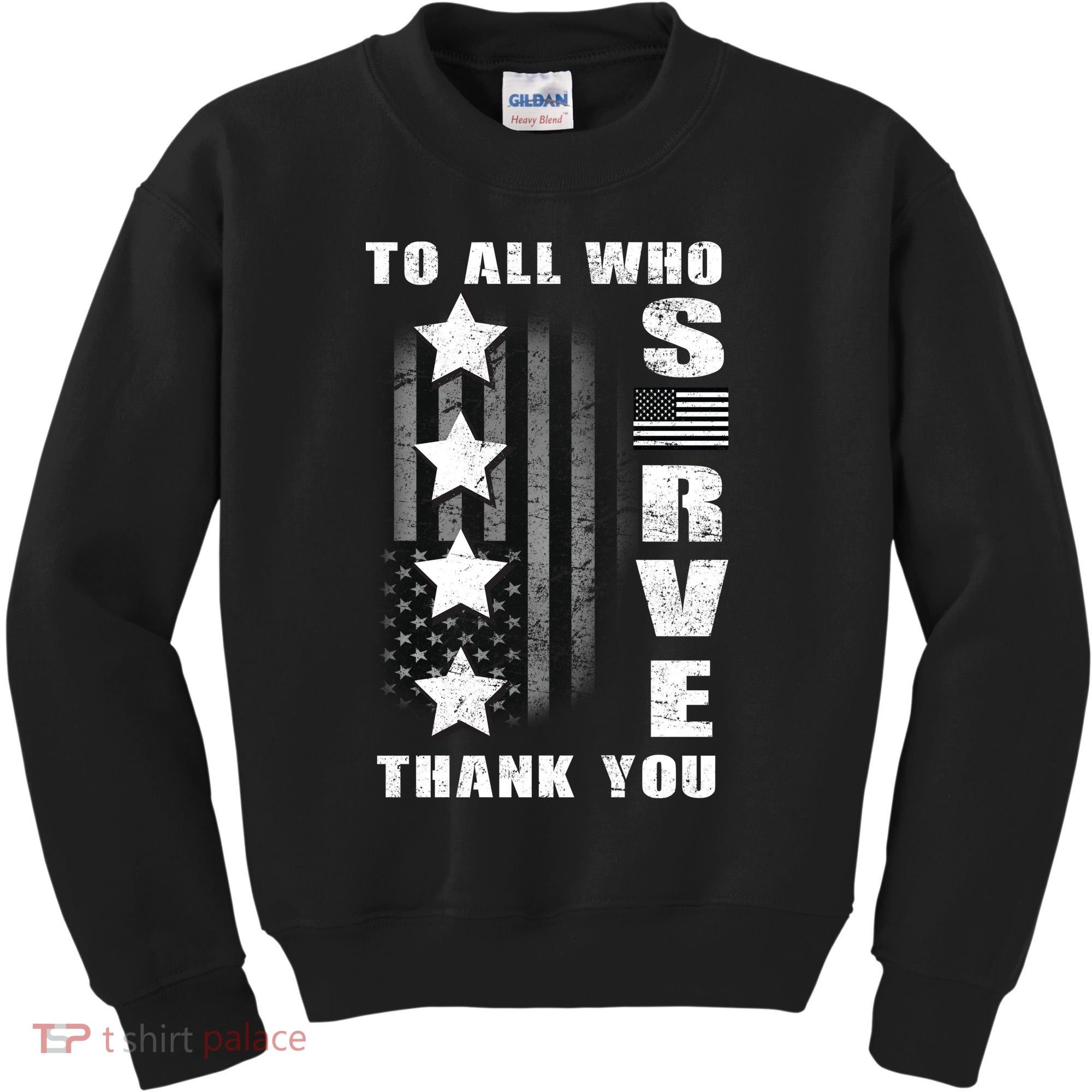 To All Who Served Thank You Kids Sweatshirt