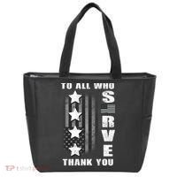 To All Who Served Thank You Tote Bag thumb 0