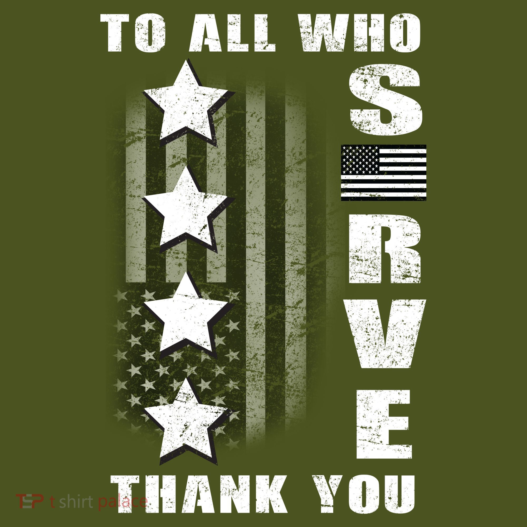 To All Who Served Thank You T-Shirt