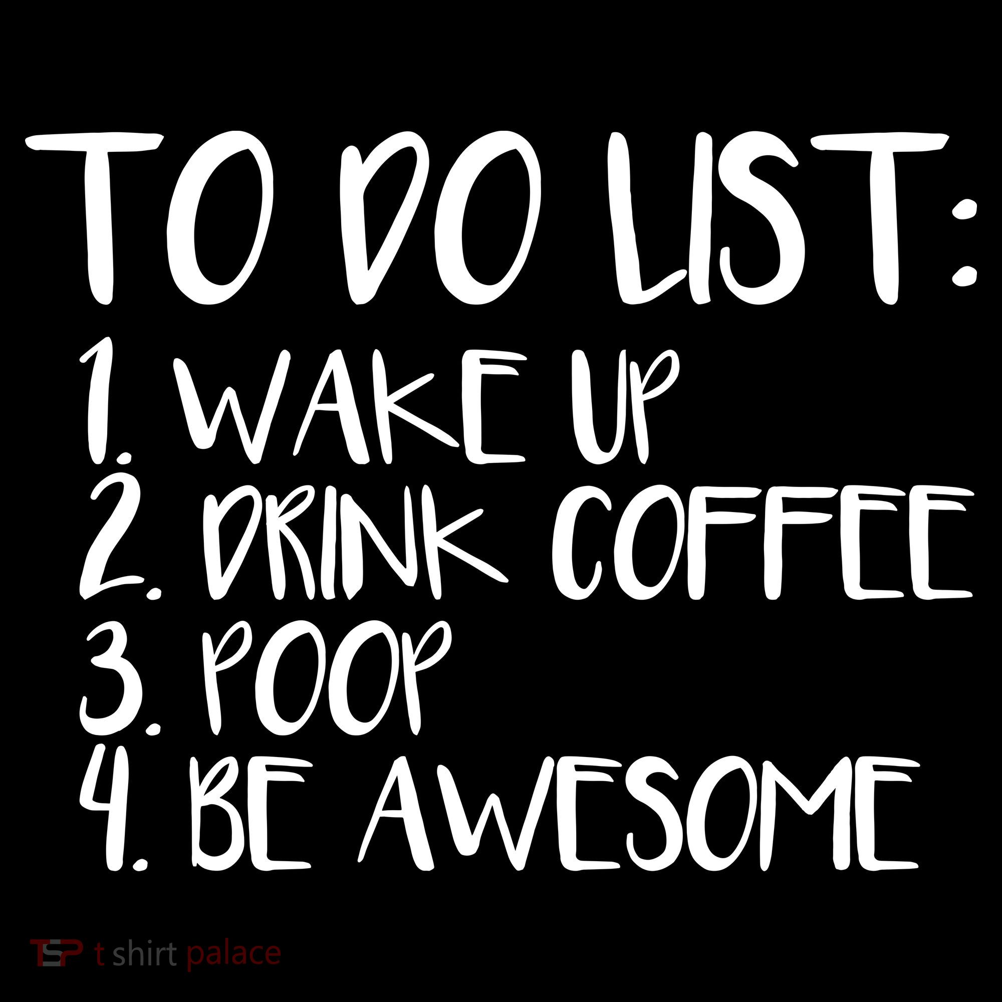 To Do List Be Awesome Doggie Tank