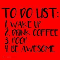 To Do List Be Awesome Santa Hat thumb 1